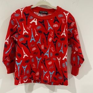 Authentic Balenciaga t shirt long sleeve toddler